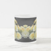 Lemon Meringue Chrysanthemums Mattglastasse (Mittel)