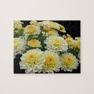 Lemon Meringue Chrysanthemums Puzzle