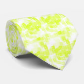 "Lemon Meringue" Geometrische Krawatte (Gerollt)