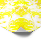 Lemon Meringue Kaleidoscope Poster (Ecke)