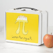 Lemon Meringue Pi Niedlich Mathematik Pi Day Lunch Metall Brotdose (Beispiel)