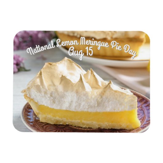 Lemon Meringue Pie Day Magnet (Horizontal)