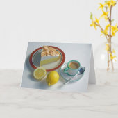Lemon Meringue Pie Karte (Gelbe Blume)