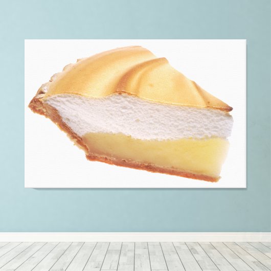 Lemon Meringue Pie Leinwanddruck (Insitu (Holzboden))