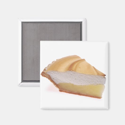 Lemon Meringue Pie Magnet (Vorderseite/Rückseite)