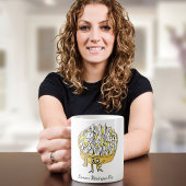 Lemon Meringue Pie Niedlicher Cartoon Kaffeetasse