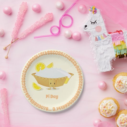 Lemon Meringue Pie Pie Day| Papierplatte Pappteller (Party)
