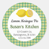 Lemon Meringue Pie Sticker (Vorderseite)