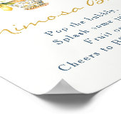 Lemon Mimosa Bar Poster (Ecke)