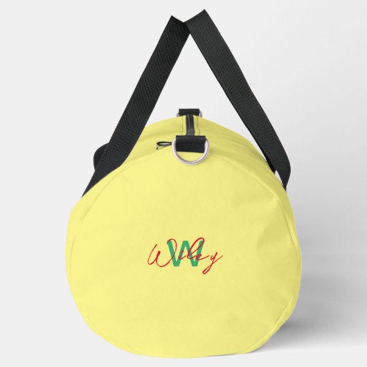 Lemon Minimalistisch Business Duffle Bag (Linke Seite)