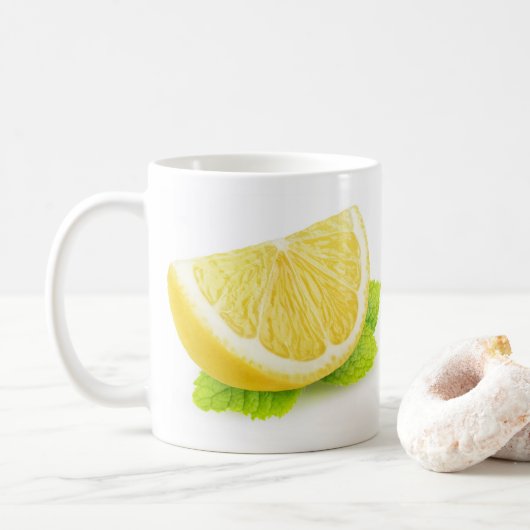 Lemon & Mint Kaffeetasse (Mit Donut)