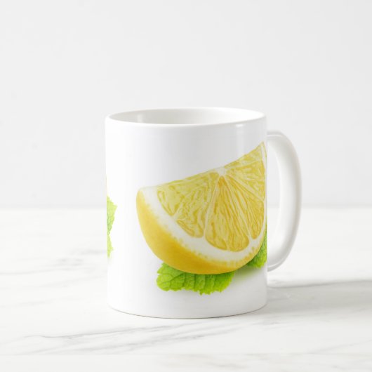 Lemon & Mint Kaffeetasse (VorderseiteRechts)