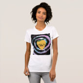 Lemon mit Attitude und Brillen-Gefärbte Krawatte T-Shirt (Vorne ganz)