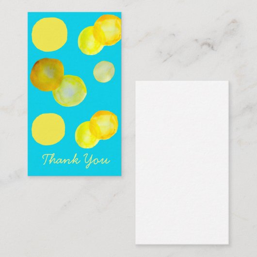 Lemon Mitteilungskarte (Vorne/Hinten)