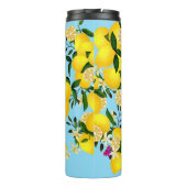 Lemon Monogram Blue Thermosbecher (Rückseite)