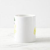 Lemon Monogram Bride Kaffeetasse (Mittel)