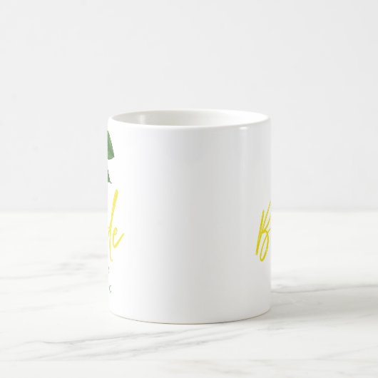 Lemon Monogram Bride Kaffeetasse (Mittel)