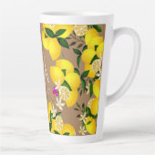 Lemon Monogram Brown Milchtasse (Rechts)