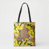 Lemon Monogram Brown Tasche (Vorderseite)