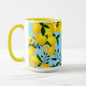 Lemon Monogram Brown Tasse (Links)