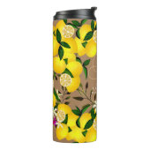 Lemon Monogram Brown Thermosbecher (Nach links gedreht)