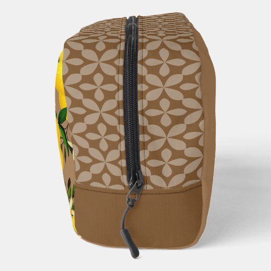 Lemon Monogram Brown Waschbeutel (Rechts)