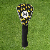 Lemon Monogram Golf Head Cover Golf Headcover