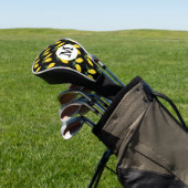 Lemon Monogram Golf Head Cover Headcover (In SItu)