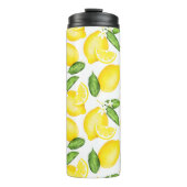 Lemon Monogram Thermosbecher (Vorderseite)