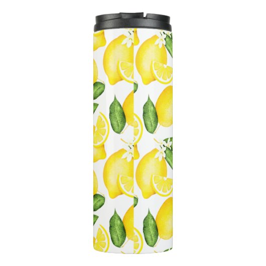 Lemon Monogram Thermosbecher (Rückseite)