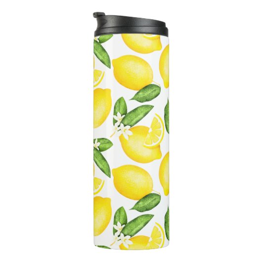 Lemon Monogram Thermosbecher (Nach rechts gedreht)