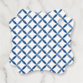 Lemon monogram Wappen wedding Danke dir Gefallen T Geschenkanhänger (Rückseite)