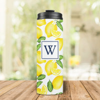 Lemon Monogram White