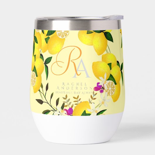 Lemon Monogram Yellow (Links)