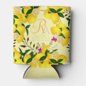 Lemon Monogram Yellow Dosenkühler (Vorderseite)