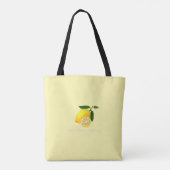 Lemon Monogram Yellow Tasche (Rückseite)
