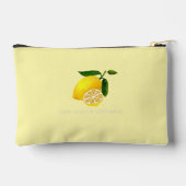 Lemon Monogram Yellow Zubehörtasche (Rückseite)