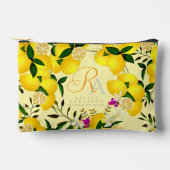 Lemon Monogram Yellow Zubehörtasche (Vorderseite)