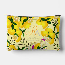Lemon Monogram Yellow Zubehörtasche