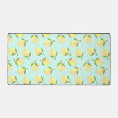 Lemon Motif Liebe Blue Schreibtischunterlage (Vorderseite)