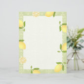 Lemon Motif Liebe Green (Stehend Vorderseite)