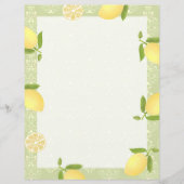 Lemon Motif Liebe Green (Vorderseite)