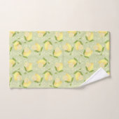 Lemon Motif Liebe Green Badhandtuch Set (Handtuch)