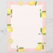 Lemon Motif Liebe Peach (Vorderseite)