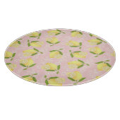 Lemon Motif Liebe Peach Schneidebrett (Ecke)
