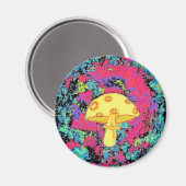 Lemon Mushroom Magnet (Vorderseite/Rückseite)