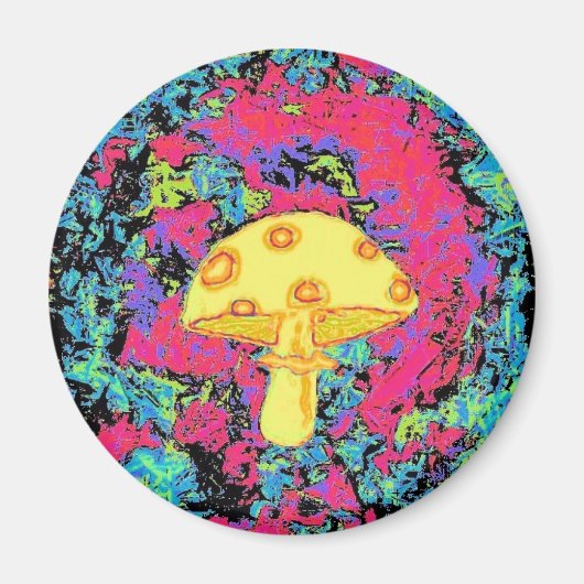 Lemon Mushroom Magnet (Vorne)