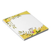 Lemon Mustard Notizblock (angewinkelt)