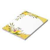 Lemon Mustard Notizblock (Rotiert)