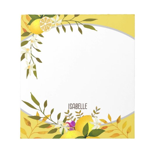 Lemon Mustard Notizblock (Vorderseite)